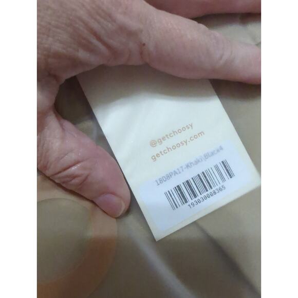 Choosy Khaki/Black Two Tone Pants Size 4 NWT - Picture 7 of 7